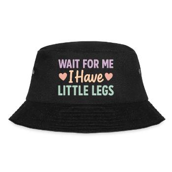 Cute Saying Humor Meme Funny Gift Idea - Bucket Hat - black - Front - Lela (165cm)
