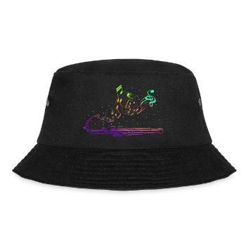 Marschband der Schlagzeugsektion Marimbist - Bucket Hat - Schwarz - Vorne - Lela (165cm)