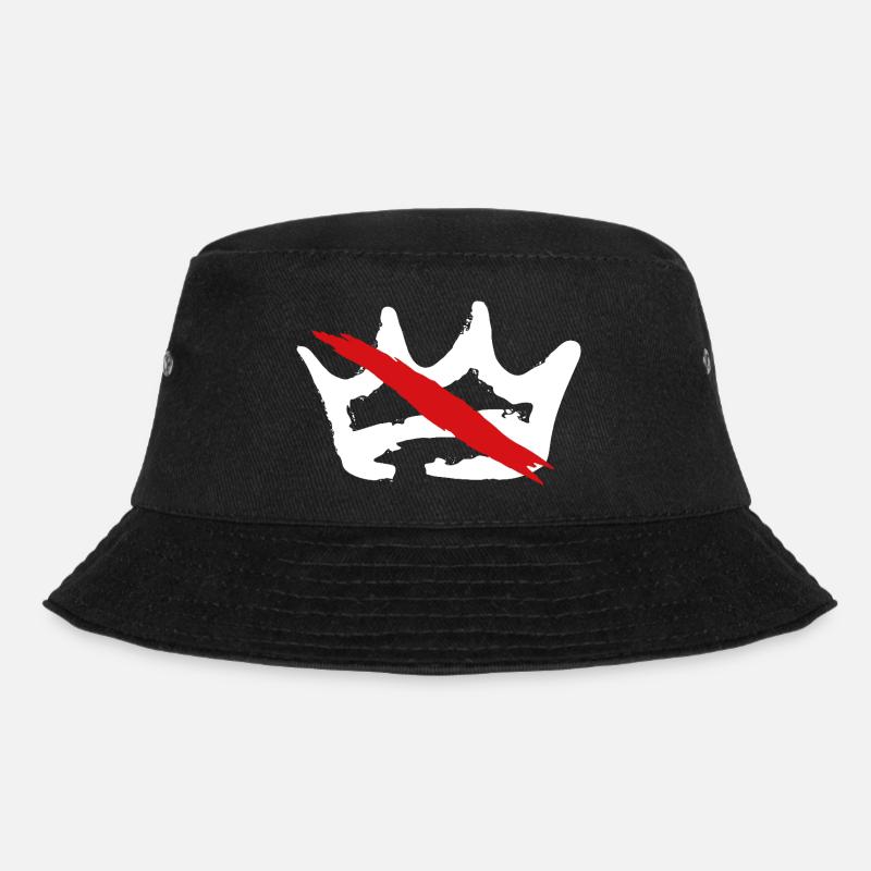 Kein König - Bucket Hat - Schwarz