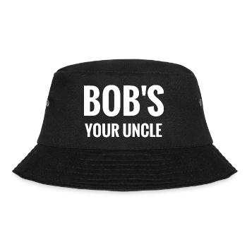 Bob's Dein Onkel fette Typografie - Bucket Hat - Schwarz - Vorne - Lela (165cm)