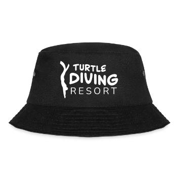 Turtle Diving Resort Logo - Bucket Hat - black - Front - Lela (165cm)