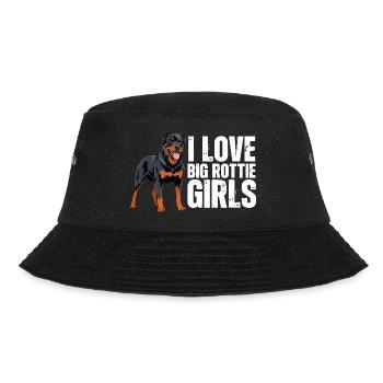 J’adore les grosses filles Rottweiler Rottie - Bob - noir - Devant - Lela (165cm)