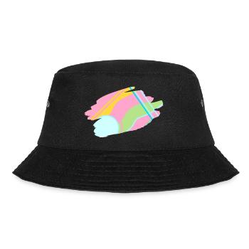 Design abstrait pastel - Bob - noir - Devant - Lela (165cm)