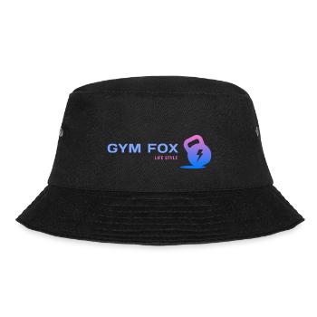 GYM FOX - Motivating Gym and Fitness Designs - Bucket Hat - black - Front - Lela (165cm)