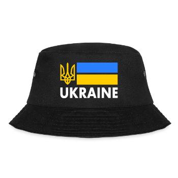 Ukraine - Bucket Hat - Schwarz - Vorne - Lela (165cm)