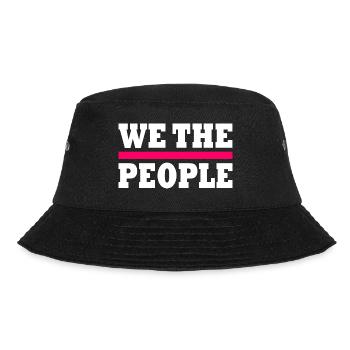 we the people - Bucket Hat - Schwarz - Vorne - Lela (165cm)