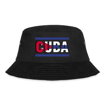Cuba Drapeau Vintage Design - Bob - noir - Devant - Lela (165cm)