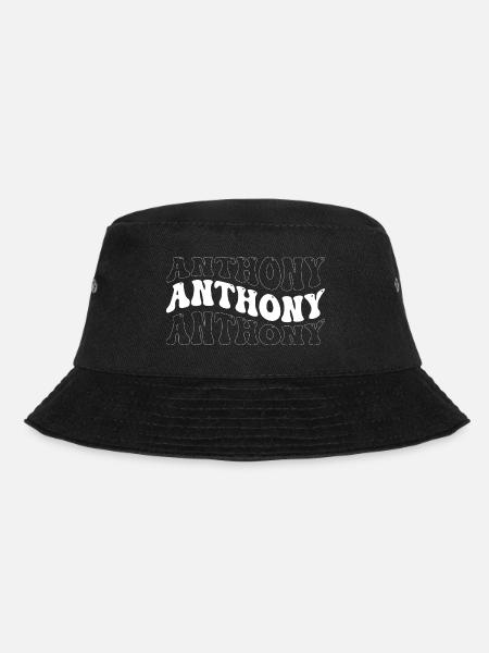 Funny Anthony Groovy 4 Männer Damen Cool Anthony Tie - Bucket Hat - Schwarz