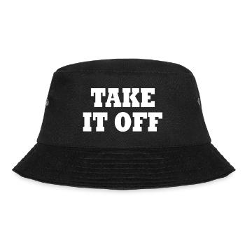 Take it off - Bucket Hat - Schwarz - Vorne - Lela (165cm)
