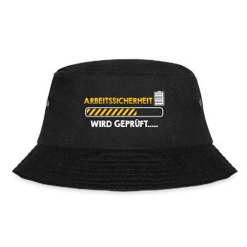 Fachkraft Arbeitssicherheit Ladebalken - Bucket Hat - Schwarz - Vorne - Lela (165cm)