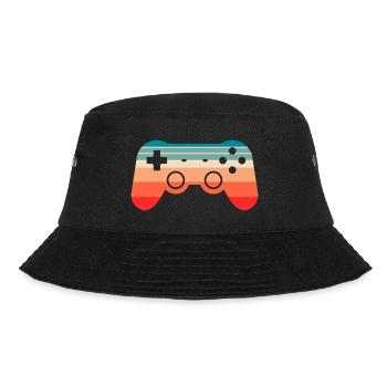 Gamer Gaming Gamepad - Bucket Hat - black - Front - Lela (165cm)