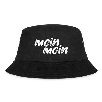 Moin Moin - Bucket Hat - Schwarz - Vorne - Lela (165cm)
