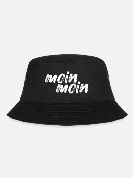 Moin Moin - Bucket Hat - Schwarz