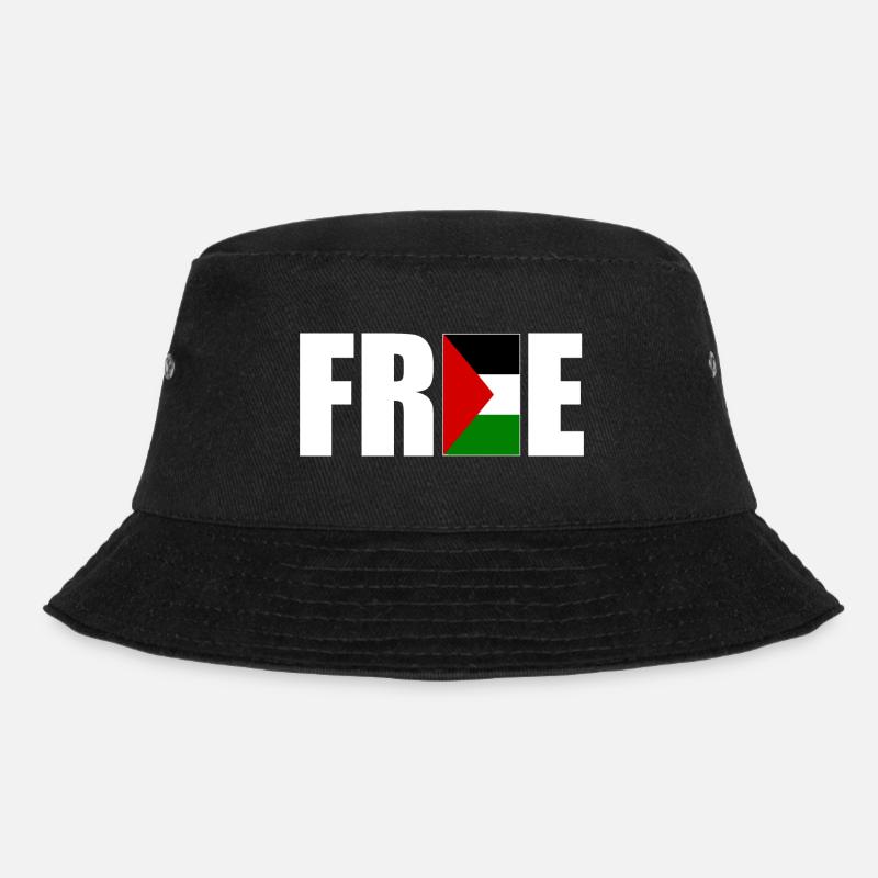 Free palestine - Bucket Hat - Schwarz