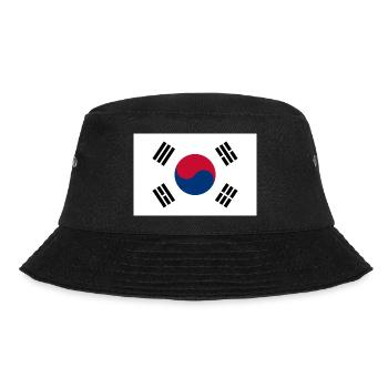 Flag South Korea - Drapeau Corée du Sud - Bob - noir - Devant - Lela (165cm)