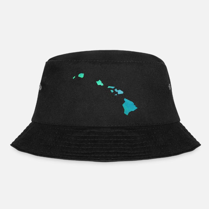 hawaii - Bucket Hat - Schwarz