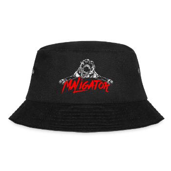 Maligator - Belgian Malinois Hunde Hund Wilsigns - Bucket Hat - Schwarz - Vorne - Lela (165cm)