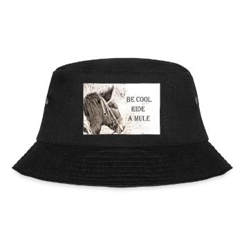 Be Cool Ride A Mule - Bucket Hat - Schwarz - Vorne - Lela (165cm)