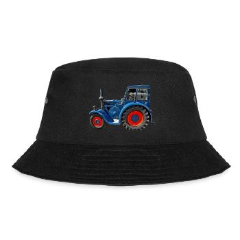 Bulldog - Bucket Hat - Schwarz - Vorne - Lela (165cm)