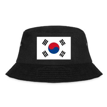 South Korea Flag - Bucket Hat - black - Front - Lela (165cm)
