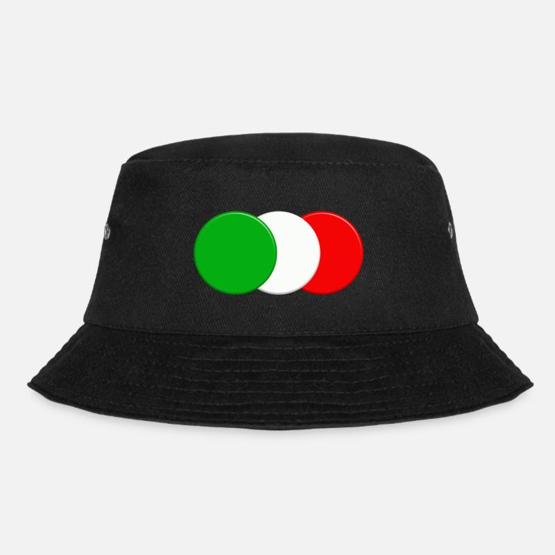 Drapeau italien - Bob - noir