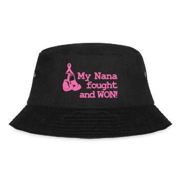 T-shirt de sensibilisation au cancer du sein - Bob - noir - Devant - Lela (165cm)
