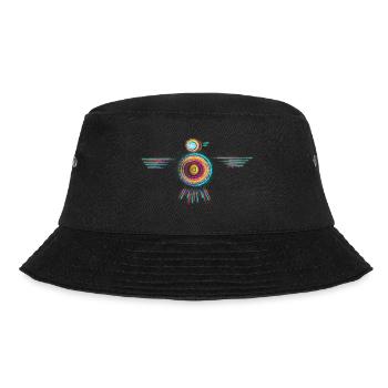 Bunter Vogel - Bucket Hat - Schwarz - Vorne - Lela (165cm)