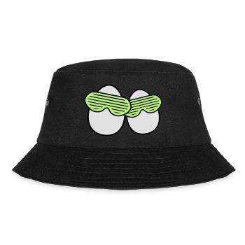 Funky Eggs - Bucket Hat - black - Front - Lela (165cm)