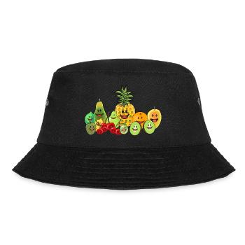 Fruits Fruits Fruits Vegan Nourriture végétalienne Été - Bob - noir - Devant - Lela (165cm)