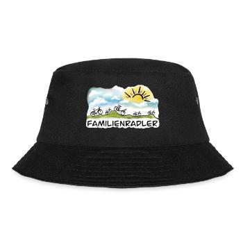 Familienradler Sonnenaufgang Design - Bucket Hat - Schwarz - Vorne - Lela (165cm)