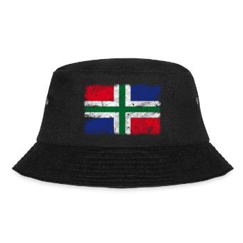 Groningen - Bucket Hat - Schwarz - Vorne - Lela (165cm)