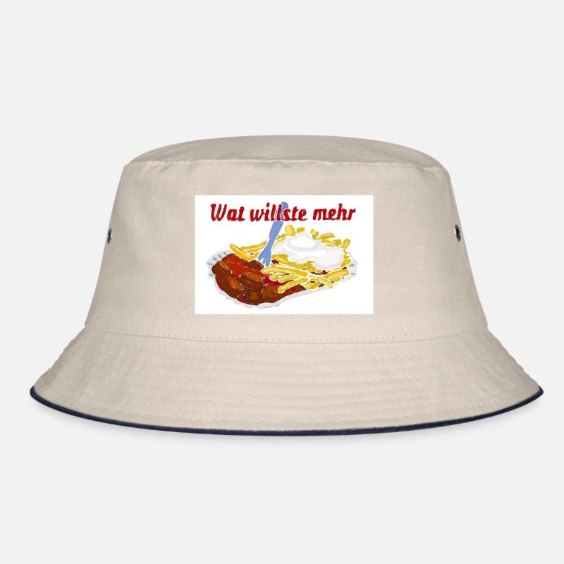 Currywurst mit Pommes Bucket Hat