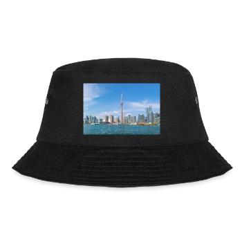 Ontario Toronto Skyline Panoramic View Canada - Bucket Hat - Schwarz - Vorne - Lela (165cm)