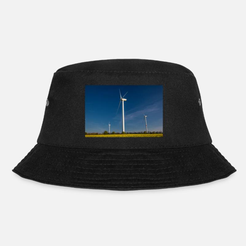 Moulin à vent. Éolienne - Bob - noir