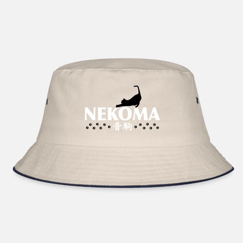 Nekoma Cat Anime Bucket Hat