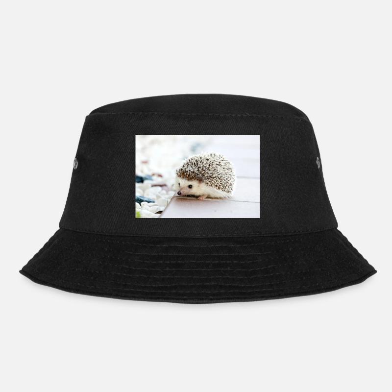hedgehog igel baby - Bucket Hat - Schwarz