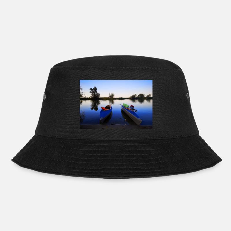 Faltboote - Bucket Hat - Schwarz