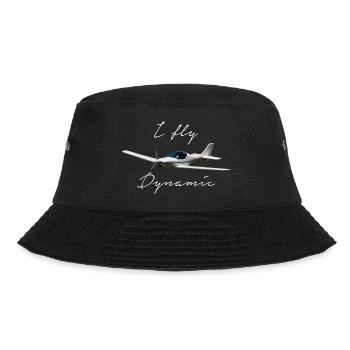 I fly Dynamic WT9 Ultraleichtflugzeug - Bucket Hat - Schwarz - Vorne - Lela (165cm)