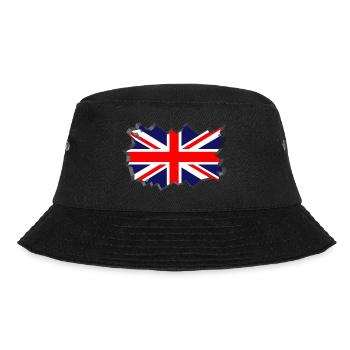 United Kingdom Flag Union Jack Flag London UK - Bucket Hat - black - Front - Lela (165cm)