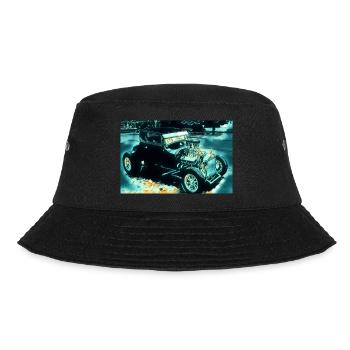 Auto - Bucket Hat - Schwarz - Vorne - Lela (165cm)