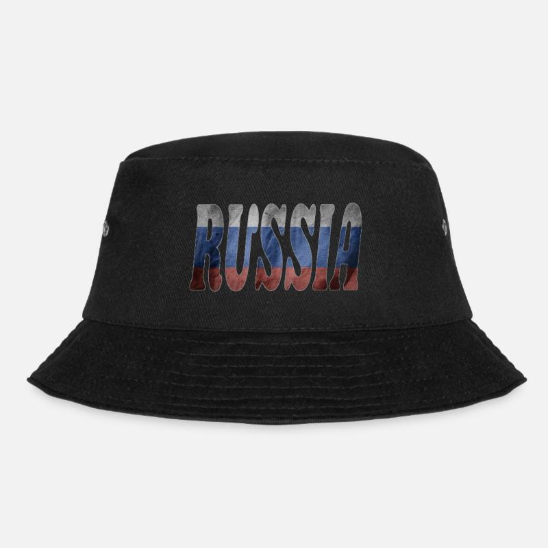 Russia - Bucket Hat - Schwarz