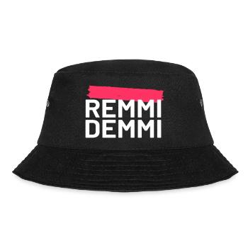 Remmidemmi Shirt - Bucket Hat - Schwarz - Vorne - Lela (165cm)