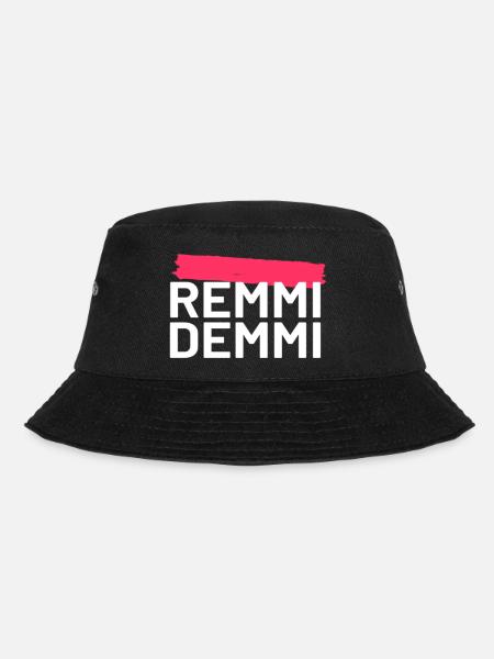 Remmidemmi Shirt - Bucket Hat - Schwarz
