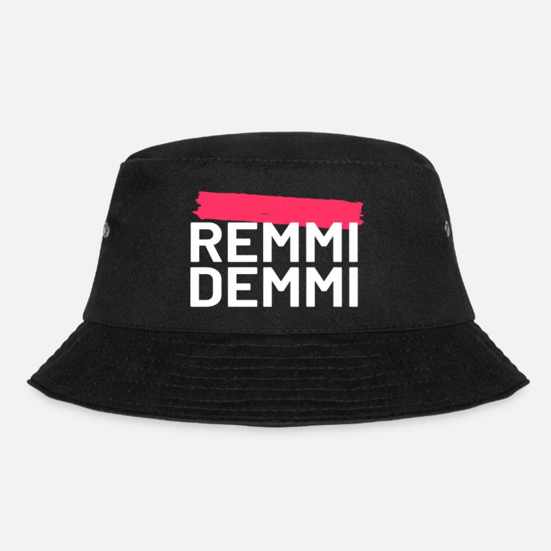 Remmidemmi Shirt - Bucket Hat - Schwarz