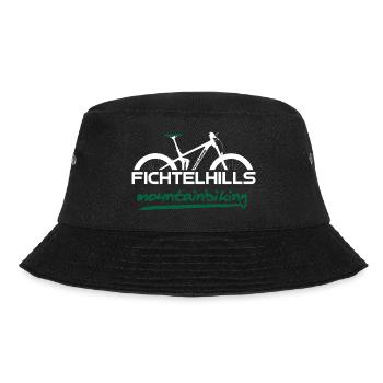 Fichtelhills Fully mountainbike Fichtelgebirge - Bucket Hat - Schwarz - Vorne - Lela (165cm)
