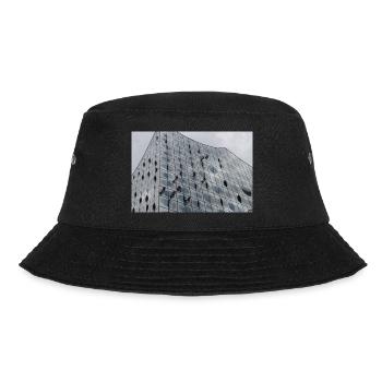 Elbphilharmonie with window cleaners - Bucket Hat - black - Front - Lela (165cm)