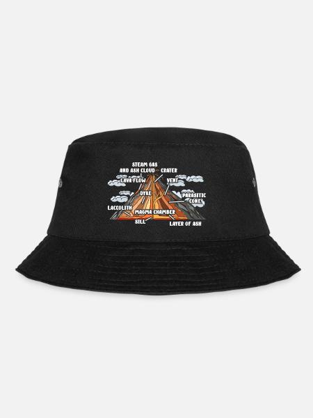 Vulkan - Bucket Hat - Schwarz