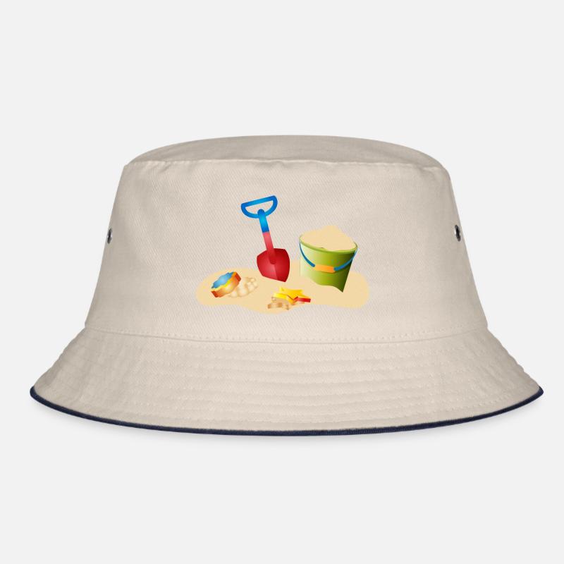 Sand Spielzeug am Strand oder im Sandkasten Bucket Hat