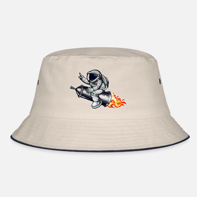 Graffiti Astronaut mit Spraydose Rakete Bucket Hat