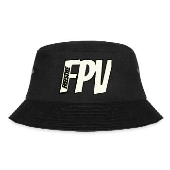 FPV Freestyle Pilot Drone Lifestyle - Bucket Hat - black - Front - Lela (165cm)